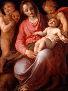 Madonna and Child with Infant St John by Tommaso Manzuoli