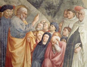 St. Peter Preaching in Jerusalem (detail)