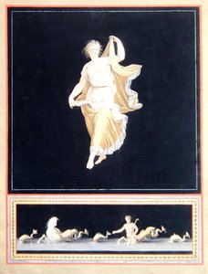 Copy of a Pompeian Allegorical Painting, a Panoramic Wallpaper Design, c.1790 by Tommaso Piroli
