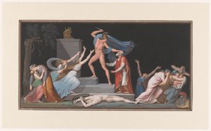 Death of Priam by Tommaso Piroli