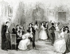 An Evening at the House of Charles Nodier, 1831 by Tony Johannot