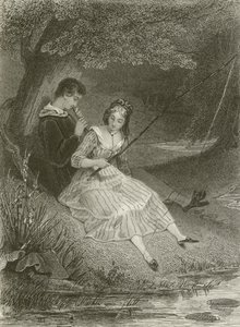 The Fish and the Shepherd Playing the Flute