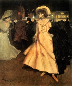 Leaving the Moulin Rouge