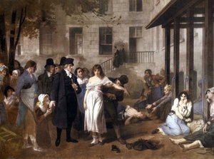 Doctor Philippe Pinel (1745 - 1826) liberating the insane from their chains by Tony Norbert Fleury