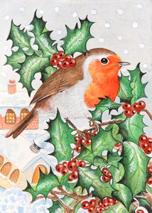 Robin in the Holly by Tony Todd