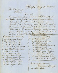 Letter signed Tootle & Jackson, Council Bluffs, to W.P. Howard, St. Louis, May 21, 1857 by Tootle and Jackson