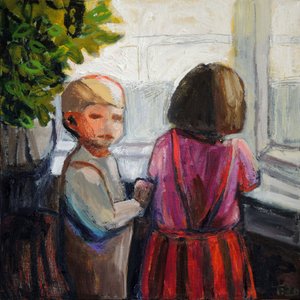 Childhood Window Gaze by Tore Bahnson