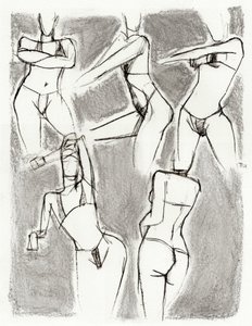 Dynamic Figure Studies by Tore Bahnson
