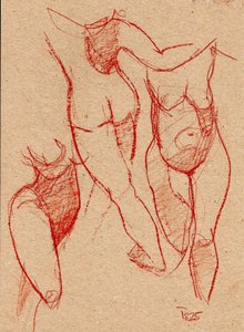 Gestural Nude Figure Studies