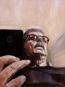 Painted Selfie Portrait