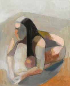 Pensive Abstract Figure