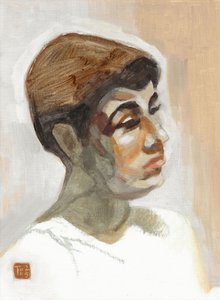 Pensive Profile Portrait