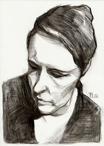 Quiet Contemplation Sketch by Tore Bahnson