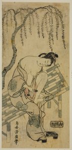 Trimming Her Nails by Torii Kiyohiro