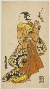The Actor Nakamura Takesaburo I in a Female Role by Torii Kiyomasu II