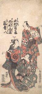 Scene from the Drama Matsu wa tai fusuma no wakesato, 1757 or 1758 by Torii Kiyomitsu