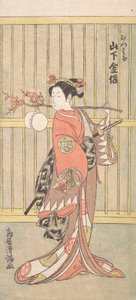 The Actor Yamashita Kinsaku in the Role of Mutsuhana, ca. 1767 by Torii Kiyomitsu