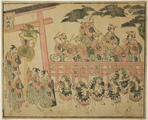 The Soga Festival by Torii Kiyomitsu I
