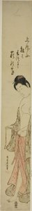 Woman Dressing After a Bath by Torii Kiyomitsu I