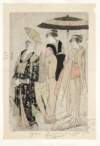 Actors in the Play Oakinai Hiruga Kojima, Nakamura Theater