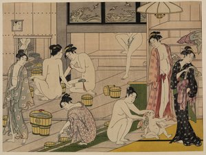 Bathhouse by Torii Kiyonaga