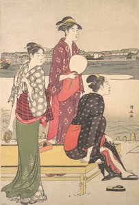 Evening on the Banks of the Sumida River