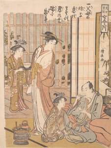 Forgetting Filial Piety by Torii Kiyonaga