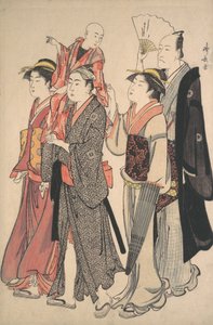 Ichikawa Danjuro V and His Family