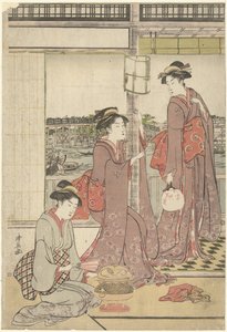 Moon Festival by Torii Kiyonaga