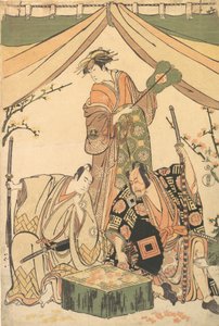Scene of the Drama Oakinai Hiru-ga-Koshima by Torii Kiyonaga
