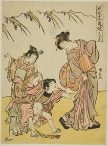 The Fifth Month (Satsuki), from the series "Fashionable Twelve Seasons" by Torii Kiyonaga