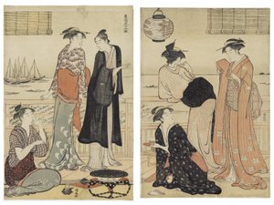 The Sixth Month, from the series Twelve Months in the South by Torii Kiyonaga