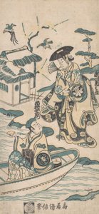 Scene from a Drama, probably Musume Dojoji by Torii Kiyonobu I
