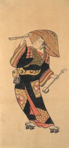 Ichimura Takenojo VIII, ca. 1720 by Torii Kiyotomo.