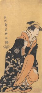 Actor Nakamura Kumetaro II as Minato, the Wife of Yura Hyogonosuke by Toshusai Sharaku