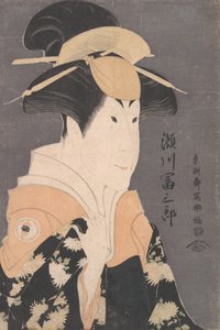 Segawa Tomisaburo II as Yadorigi in the Play Hana Ayame Bunroku Soga by Toshusai Sharaku