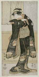 The Actor Iwai Hanshiro IV as Otoma, Daughter of Ohina from Inamuragasaki in Kamakura by Toshusai Sharaku