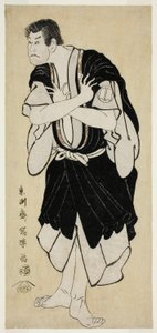 The Actor Sakata Hangoro III as Kosodate Kannonbo by Toshusai Sharaku