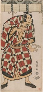 The Actor Otani Hiroji III as Hata no Taizan Taketora by Toshusai Sharaku