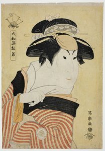 Yamatoya Tojaku (The Actor Iwai Hanshiro IV as Otoma, Daughter of Ohina from Inamuragasaki in Kamakura) by Toshusai Sharaku