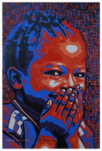 Laughing Boy Portrait by Tosin Oyeniyi