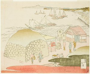 A View of Takanawa by Totoya Hokkei