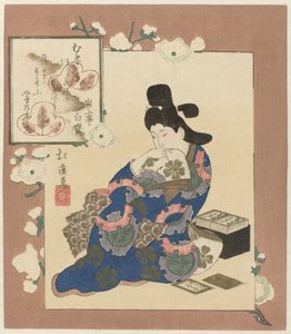 Woman with Cards