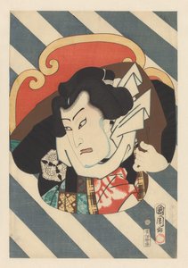 Portrait of Sumo Wrestler Nuregami Chogoro by Toyohara Kunichika