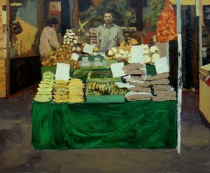 Vegetable stall (Deptford, London), 2009