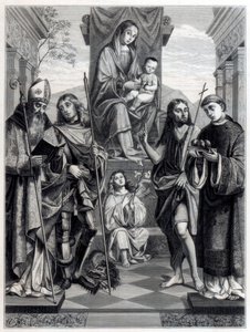 Madonna seated on a Throne Surrounded with Saints, c. 1494-1517