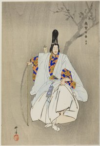 Kagetsu, from the series "One Hundred No Dramas (Nogaku hyakuban)" by Tsukioka Kogyo
