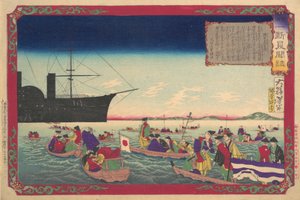 Chronicle of the Imperial Restoration Kokoku isshin kenbunshi by Tsukioka Yoshitoshi