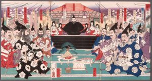 The Great Conference on the Conquest of Korea by Tsukioka Yoshitoshi
