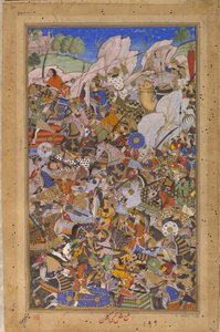 The Battle Preceding the Capture of the Fort at Bundi, Rajasthan